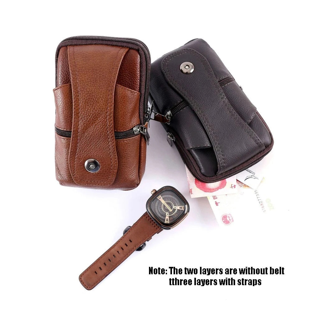 Men's Leather Waist Bag Men's Leather Waist Bag